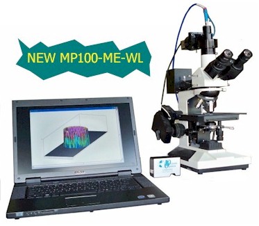 NEW MP100-ME-WL system with Scanning White Light Interference Capabilities